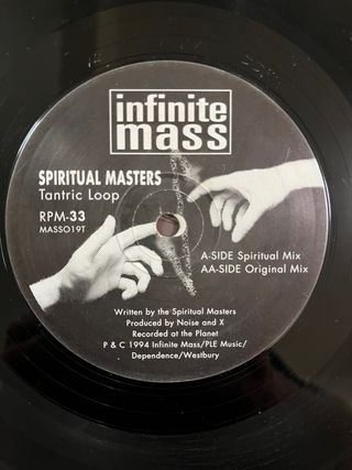 Spiritual Masters "Tantric Loop" disco vinile 90s