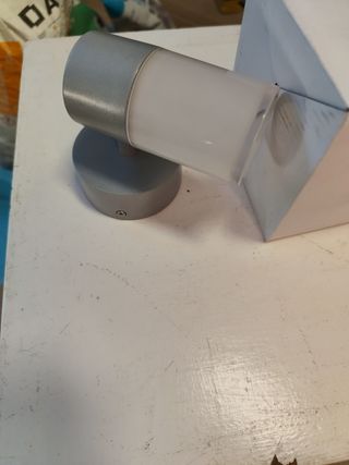 Lámpara LED foco - Metal y cristal