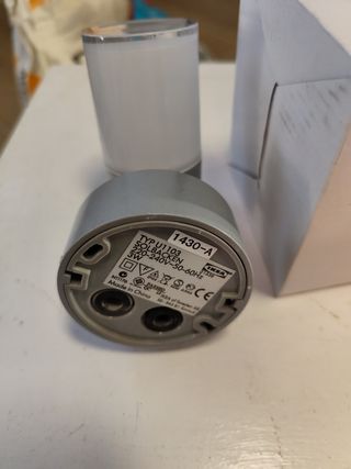 Lámpara LED foco - Metal y cristal