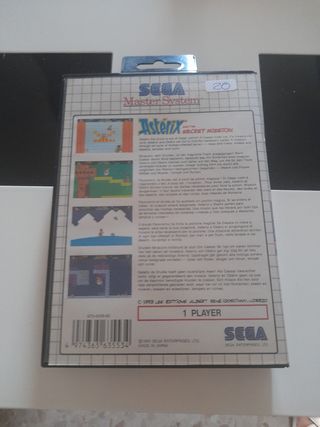 2x Asterix Sega Master System
