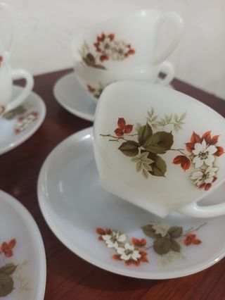 Juego café Arcopal Flores ☕flor de almendro