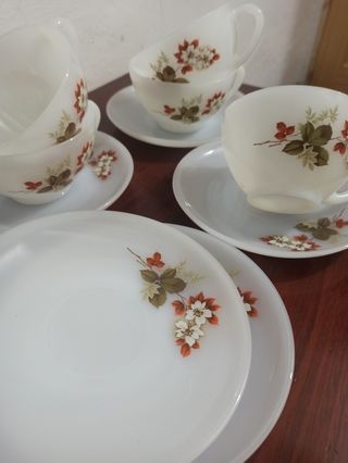 Juego café Arcopal Flores ☕flor de almendro
