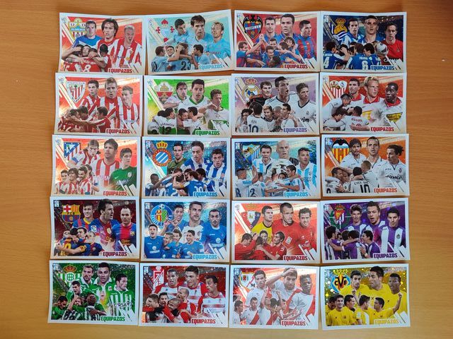 Liga Este 2013-14. Colección completa + album