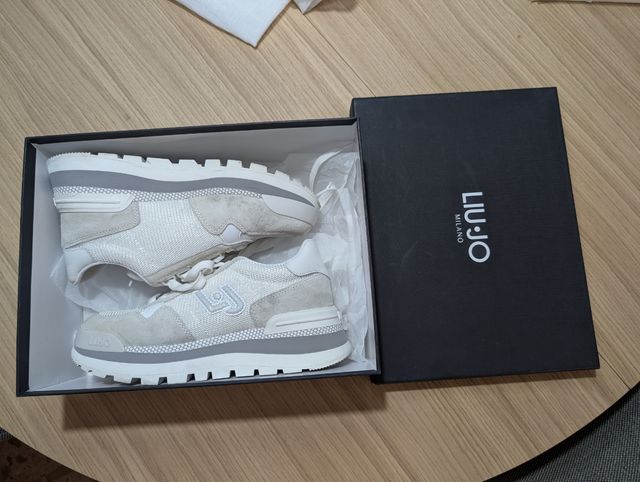 Zapatillas Liu Jo blancas mujer de piel