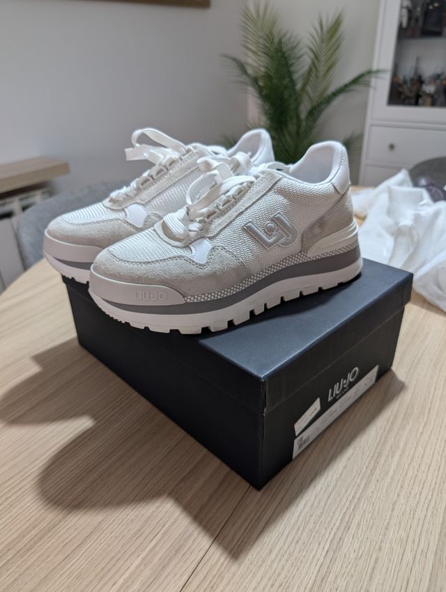 Zapatillas Liu Jo blancas mujer de piel