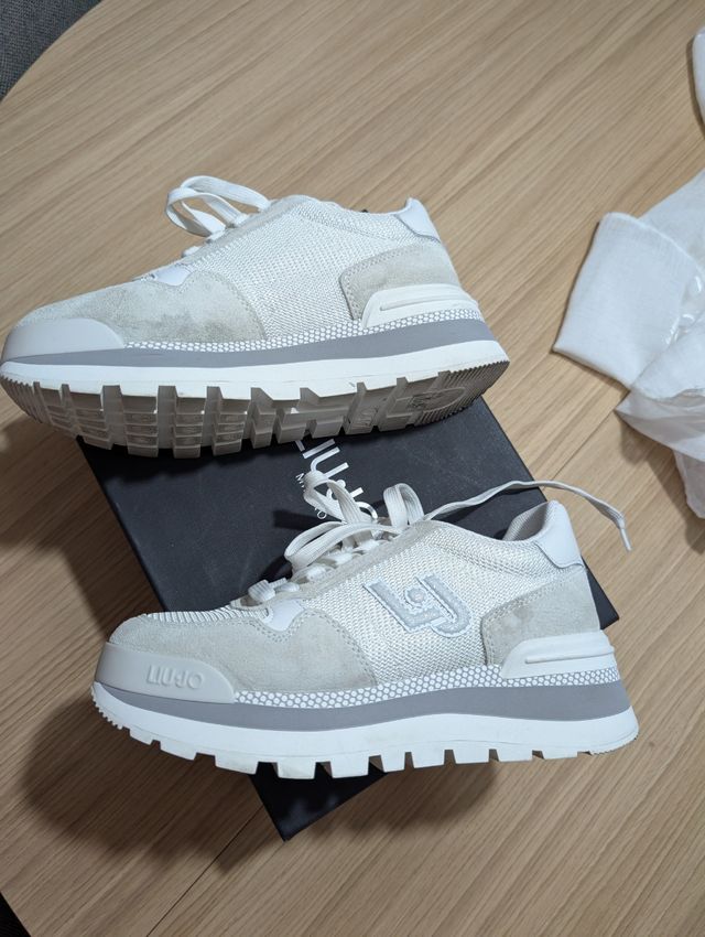 Zapatillas Liu Jo blancas mujer de piel