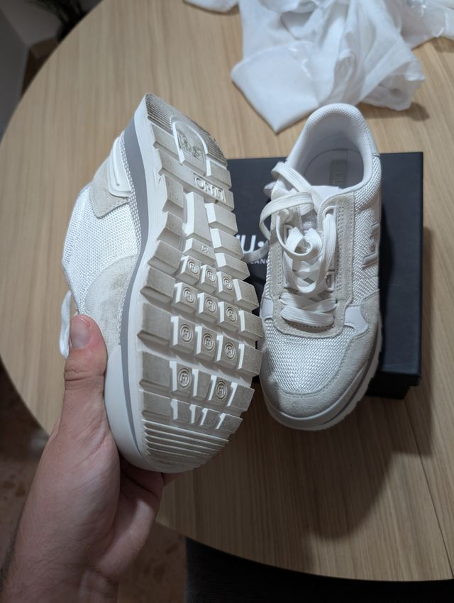 Zapatillas Liu Jo blancas mujer de piel