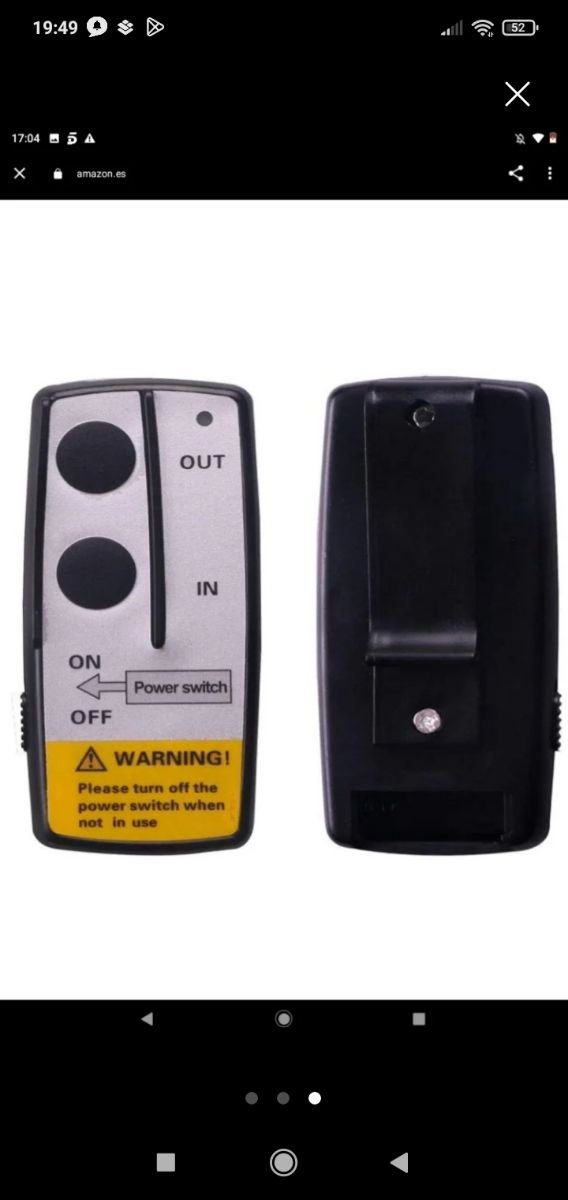 Control Remoto cabrestante Camión, jeep, 4unidades