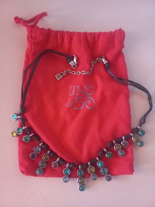 Collar 'Uno de 50' multicolor