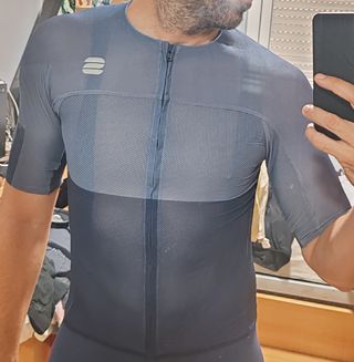 Maillot ciclismo Sportful gris