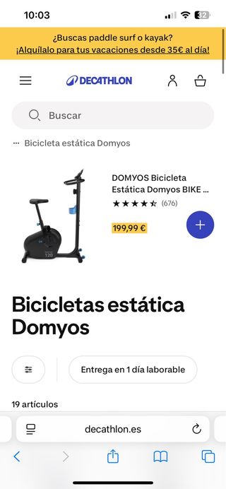 Bici estática
