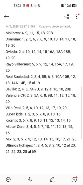 Cambio Cromos Liga ESTE 2025-2026