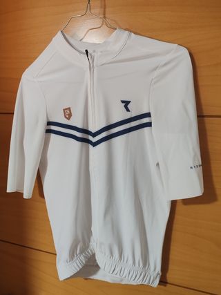 Maillot ciclismo Ryzon Frodeno blanco