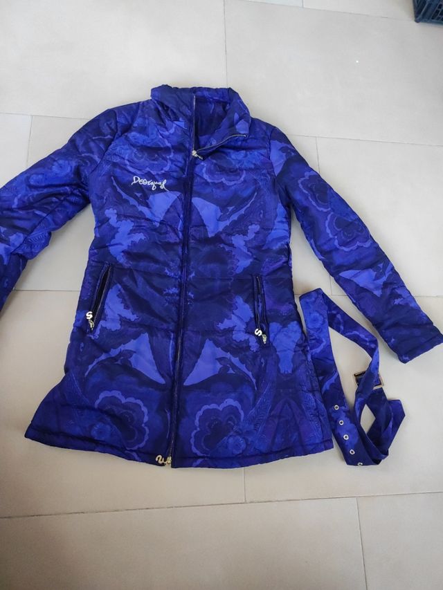 Abrigo Desigual azul - Talla M