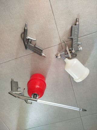 Kit Aerógrafo + Pistola Aire Comprimido