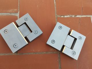 Bisagras para cristal - 2 uds. Nuzamas