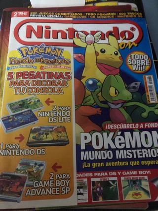 Revista Nintendo Pokémon Mundo Misterioso