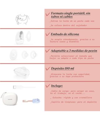 Sacaleches Suavinex Manos Libres