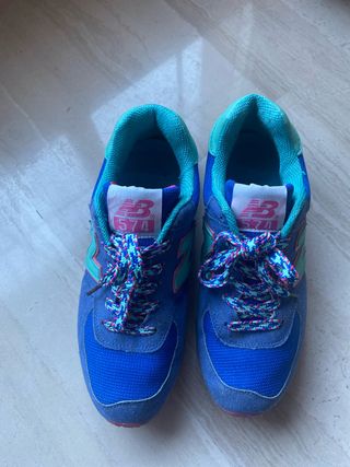 Zapatillas New Balance 574 - Azul Turquesa