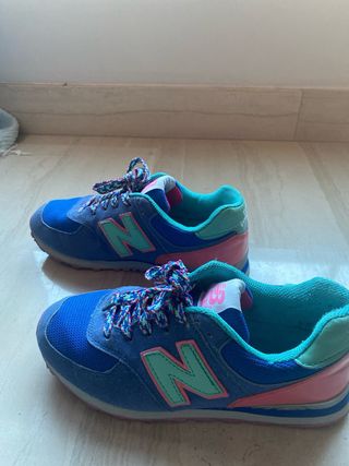 Zapatillas New Balance 574 - Azul Turquesa