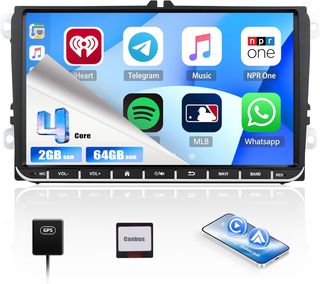 NUEVA Radio VW Golf 5/Polo (2GB+64GB) 9" CAMECHO