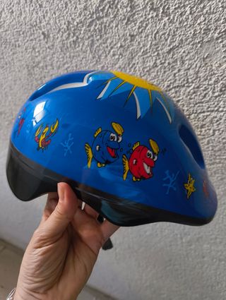 Casco bici niño - peces