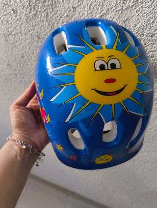 Casco bici niño - peces