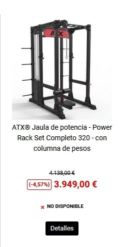 Jaula de potencia ATX 830+Jammer+ Polea+Accesorios
