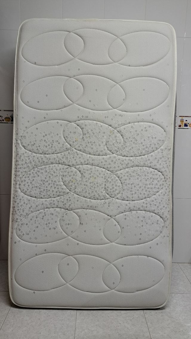 Base tapizada Pikolín 105x190,patas 25 cm +Colchón