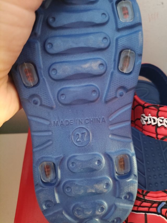 Chanclas Spiderman niño