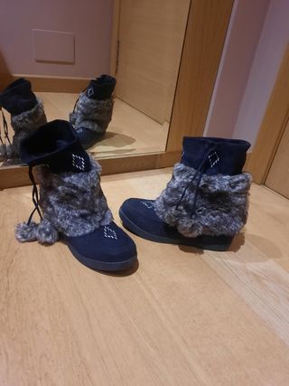 Botines Invierno Negro
