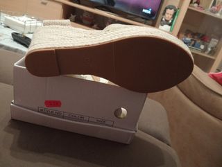 Zapatos esparto beige