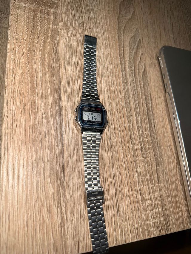 Casio Vintage - Reloj plateado