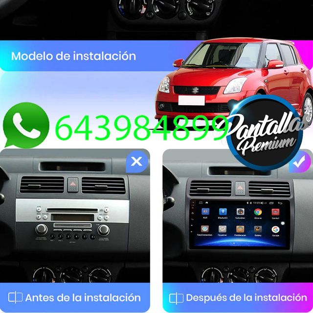 Radio Pantalla CARPLAY GPS para Suzuki Swift