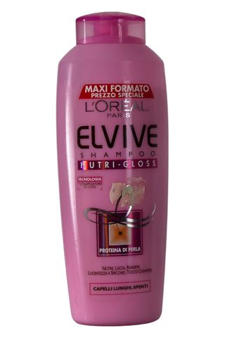 ELVIVE shampoo nutri-gloss lunghi,spenti- 400ml