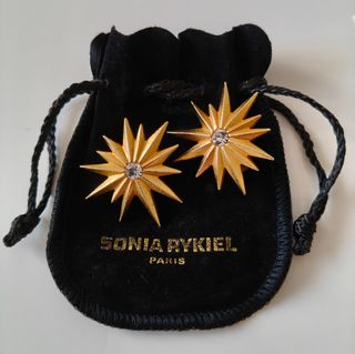 Pendientes estrella Sonia Rykiel vintage 90s 