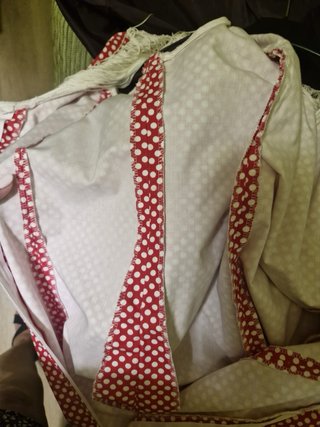 Traje Flamenca rojo - lunares blanco T.48-50