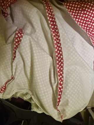 Traje Flamenca rojo - lunares blanco T.48-50
