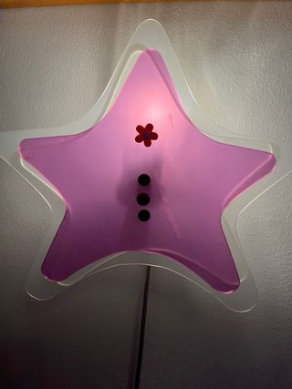 Lampada a stella viola - cameretta