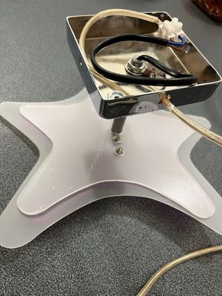 Lampada a stella viola - cameretta