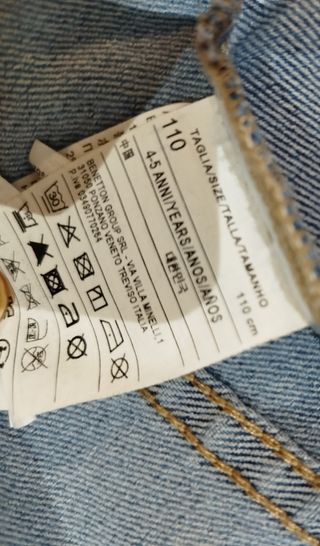 Chaqueta vaquera Benetton niña 4-5 años
