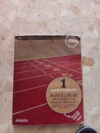 Matemáticas aplicadas a las Ciencias Sociales I.