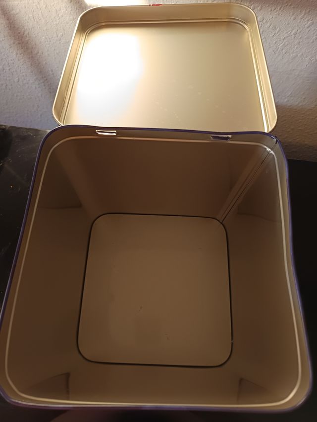 Caja metal Navidad Carrefour vintage