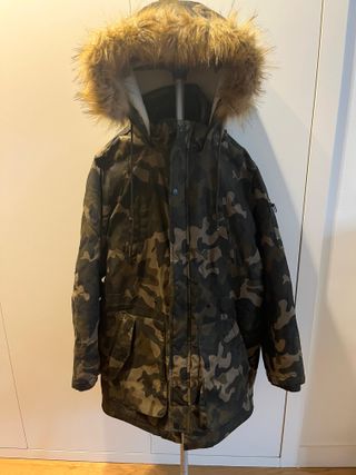 Parka militar camuflaje