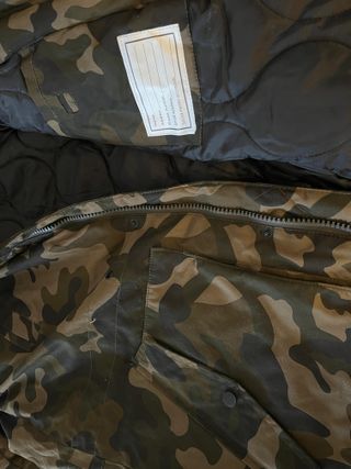 Parka militar camuflaje
