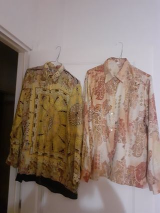 2 Camicie vintage fantasia