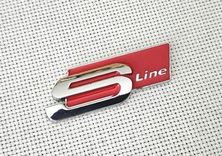 Logo Emblema Audi Sline Pegatina Maletero A3 A4