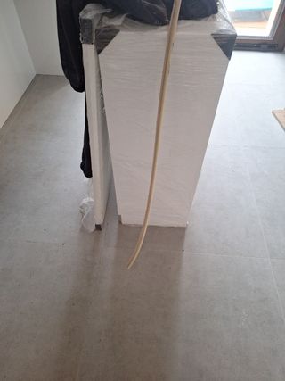 Mueble entrada blanco - madera