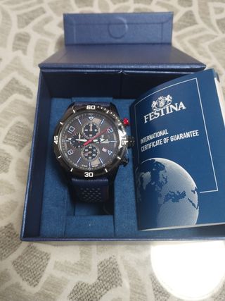 Reloj Festina Cronógrafo Azul f20519