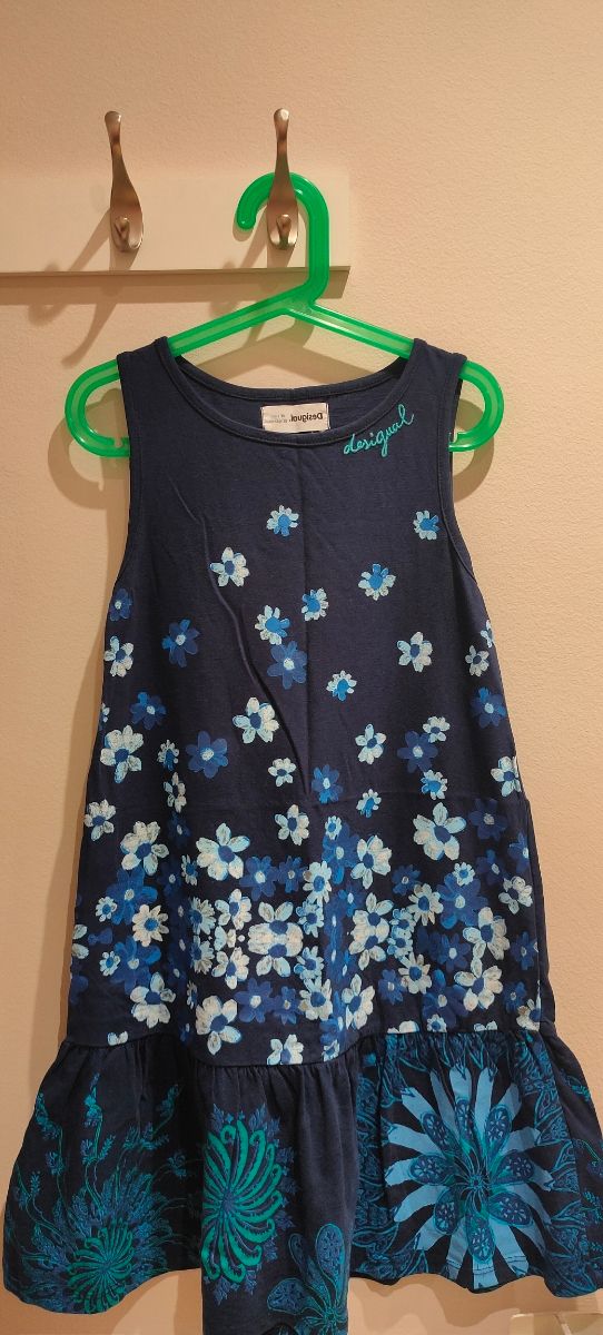 Vestido Desigual niña flores